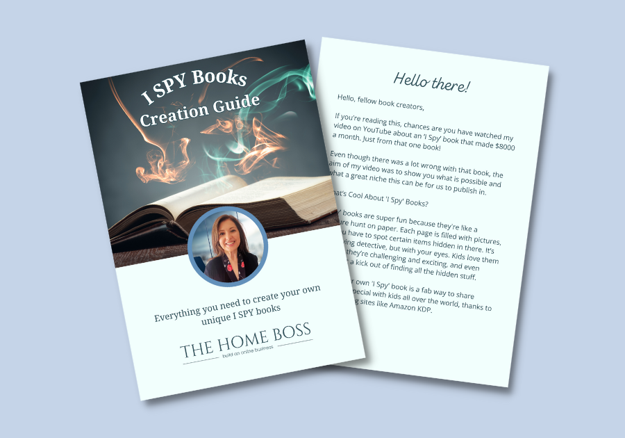 I Spy Books Creation Guide